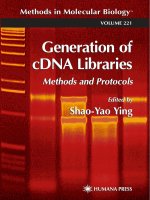 generation of cdna libraries