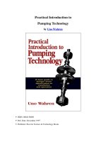 practical introduction to pumping technology, elsevier (1997)