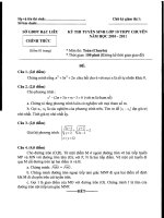 Đề thi lớp 10 năm 2011 THPT tỉnh Bạc Liêu môn Toán potx