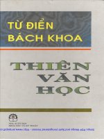 Từ điển bách khoa thiên văn học pdf