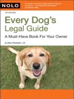 every dog’s legal guide, a must-have book for your owner 6th (2007)