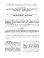 Nghiên cứu giải pháp đẩy mạnh xã hội hóa hoạt động quản lý chất thải rắn trên địa bàn Huyện Nhà Bè - Thành phố Hồ Chí Minh