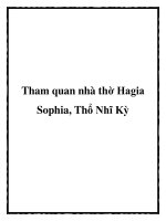 Tham quan nhà thờ Hagia Sophia, Thổ Nhĩ Kỳ pdf