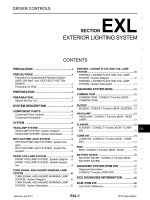 EXL hệ THỐNG CHIẾU SÁNG bên NGOÀI NISSAN VERSA SEDAN 2012