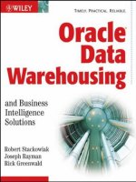 wiley oracle data warehousing and business intelligence solutions jan 2007