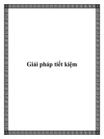 Giải pháp tiết kiệm cho ngôi nhà của bạn docx