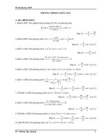 Ôn thi đại học phương trình lượng giác pptx