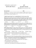 SỞ GIÁO DỤC VÀ ĐÀO TẠO TN TRƯỜNG THPT TRẠI CAU ĐỀ 5 pot