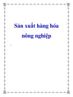 Sản xuất hàng hóa nông nghiệp pot