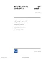 IEC 61131 1 programmable controllers   general information