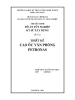 thiết kế cao ốc văn phòng petronas