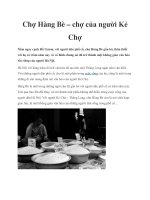 Chợ Hàng Bè – chợ của người Kẻ Chợ doc