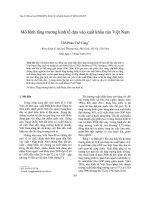 Mô hình tăng trưởng kinh tế dựa vào xuất khẩu của Việt nam