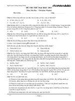 ĐỀ THI THỬ ĐẠI HỌC 2013.Môn: Hóa Học pot