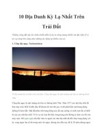 10 Địa Danh Kỳ Lạ Nhất Trên Trái Đất pdf