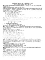 Bài tập sinh học 12 có hướng dẫn dành cho học kì 1