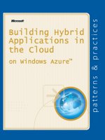 building hybrid applications in the cloud