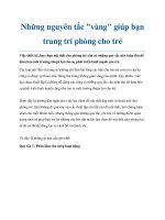 Những nguyên tắc 