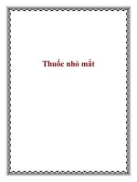 Thuốc nhỏ mắt pot