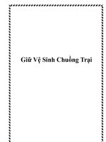 Giữ Vệ Sinh Chuồng Trại docx