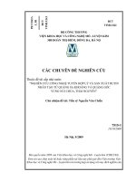Nghiên cứu công nghệ tuyển hợp lý và sản xuất rutin nhân tạo từ quặng sa khoáng và quặng gốc vùng núi chúa, thái nguyên (báo cáo chuyên đề)