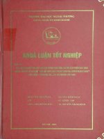 Khóa luận - Vận dụng Marketing Mix vào quá trình thực hiện giá trị quà tặng