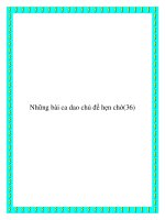 Sưu tầm một số bài ca dao hẹn chờ doc