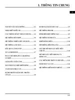 Thông tin chung về các thông số kỹ thuật xe máy SHI _ chương 1