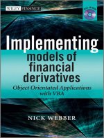 implementing models of financial derivatives