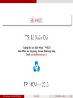 Bài giảng số phức