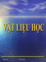 Bài giảng vật liệu học - Chương 5: Tính chất vật lý pot