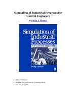 simulation of industrial processes for control engineers, elsevier (1999)