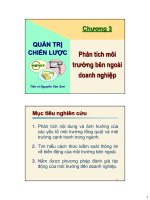 bài giảng quản trị chiến lược chương 3  ts. nguyễn văn sơn