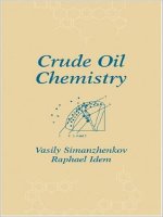 crude oil chemistry by vasily simanzhenkov