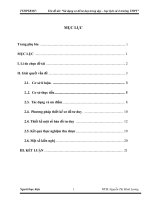 Sử dụng sơ đồ tư duy trong dạy – học lịch sử ở trường THPT