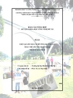 Đề tài : Chế tạo lõi neo cáp bê tông dự ứng lực thay thế lõi neo nhập ngoại
