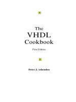 the VHDL cookbook