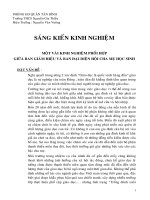 skkn Một số kinh nghiệm phối hợp giữa BGH với hội cha mẹ học sinh hiệu quả