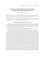 Ứng dụng luật điều khiển tối ưu bình phương tối thiểu cho điều khiển ngẽn trong mạng ATM. ppt