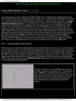 Tài liệu hướng dẫn 3d smax tutorials