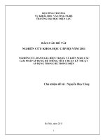 Nghiên cứu, đánh giá hiện trạng và kiến nghị các giải pháp áp dụng hệ thống tiêu chuẩn kỹ thuật áp dụng trong hệ thống điện