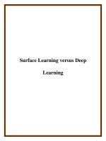 Surface Learning versus Deep Learning docx