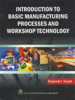 introduction to basic manufacturing processes and workshop technology - rajendar singh