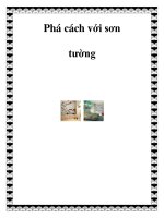 Phá cách với sơn tường potx