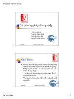 Các kỹ thuật đa truy nhập DT7