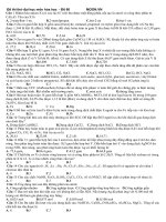 ĐỀ THI THỬ MÔN HÓA 2013 LẦN 60