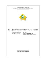 TÀI LIỆU HƯỚNG DẪN THỰC TẬP XÍ NGHIỆP