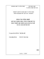 Nghiên cứu phát triển hệ thống đo giám sát đê