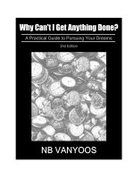 WHY CAN''''T GET ANYTHING DONE