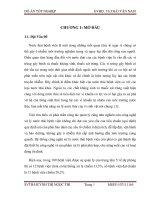 Khóa luận : Đánh giá chất lượng nước thải tại một số bệnh viện trên địa bàn TPHCM và đề xuất các giải pháp quản lý và xử lý phù hợp